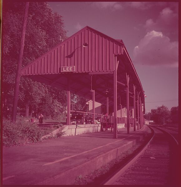 [464 Interior and Exterior Views of Railroad Station Depots, for Fortune Article "The U.S. Depot"], Walker Evans (American, St. Louis, Missouri 1903–1975 New Haven, Connecticut), Color film transparency