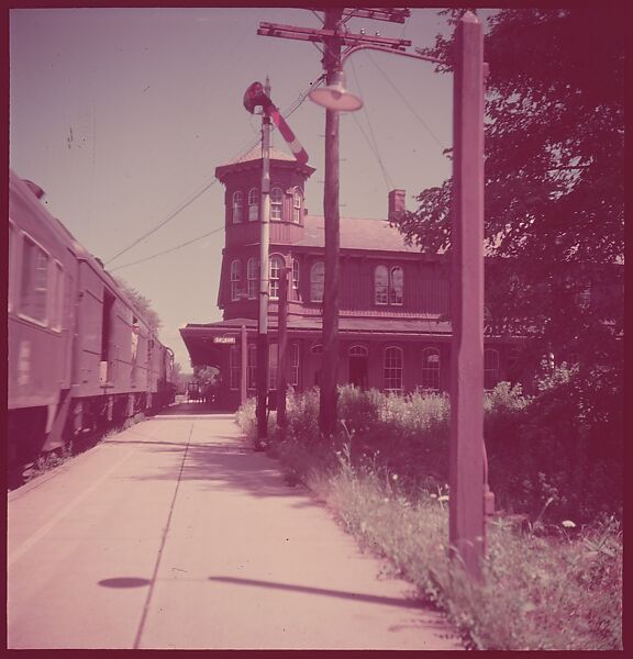 [464 Interior and Exterior Views of Railroad Station Depots, for Fortune Article "The U.S. Depot"], Walker Evans (American, St. Louis, Missouri 1903–1975 New Haven, Connecticut), Color film transparency