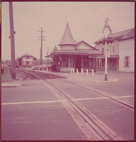[464 Interior and Exterior Views of Railroad Station Depots, for Fortune Article "The U.S. Depot"], Walker Evans (American, St. Louis, Missouri 1903–1975 New Haven, Connecticut), Color film transparency