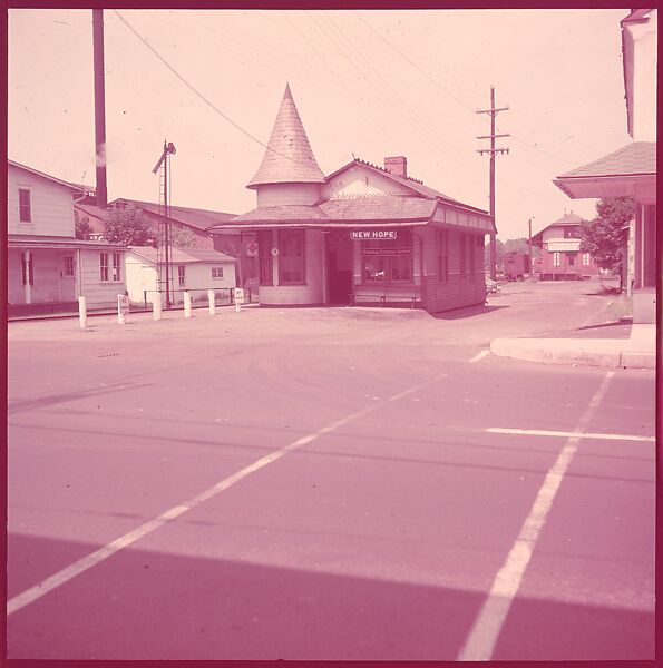 [464 Interior and Exterior Views of Railroad Station Depots, for Fortune Article "The U.S. Depot"], Walker Evans (American, St. Louis, Missouri 1903–1975 New Haven, Connecticut), Color film transparency