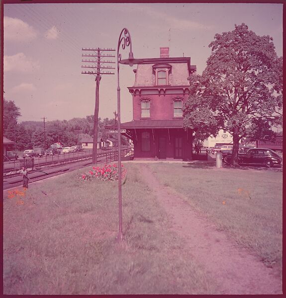[464 Interior and Exterior Views of Railroad Station Depots, for Fortune Article "The U.S. Depot"], Walker Evans (American, St. Louis, Missouri 1903–1975 New Haven, Connecticut), Color film transparency