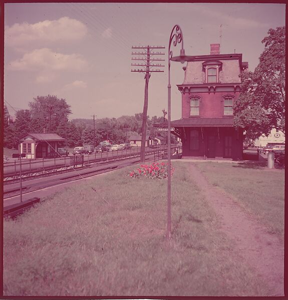 [464 Interior and Exterior Views of Railroad Station Depots, for Fortune Article "The U.S. Depot"], Walker Evans (American, St. Louis, Missouri 1903–1975 New Haven, Connecticut), Color film transparency