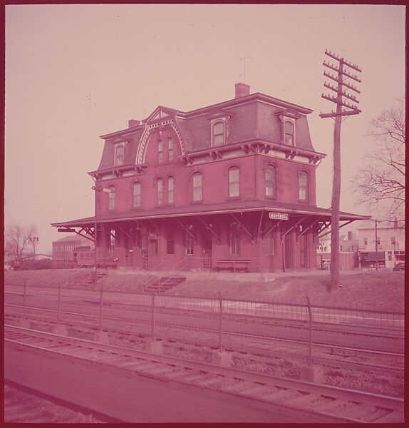 [464 Interior and Exterior Views of Railroad Station Depots, for Fortune Article "The U.S. Depot"], Walker Evans (American, St. Louis, Missouri 1903–1975 New Haven, Connecticut), Color film transparency