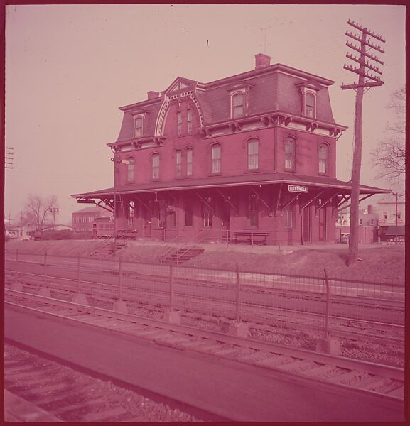 [464 Interior and Exterior Views of Railroad Station Depots, for Fortune Article "The U.S. Depot"], Walker Evans (American, St. Louis, Missouri 1903–1975 New Haven, Connecticut), Color film transparency