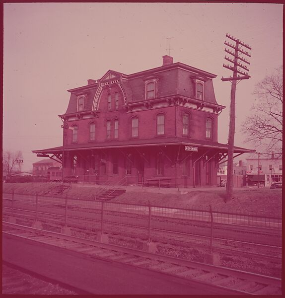 [464 Interior and Exterior Views of Railroad Station Depots, for Fortune Article "The U.S. Depot"], Walker Evans (American, St. Louis, Missouri 1903–1975 New Haven, Connecticut), Color film transparency
