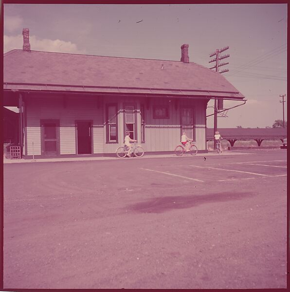 [464 Interior and Exterior Views of Railroad Station Depots, for Fortune Article "The U.S. Depot"], Walker Evans (American, St. Louis, Missouri 1903–1975 New Haven, Connecticut), Color film transparency