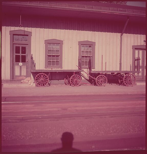 [464 Interior and Exterior Views of Railroad Station Depots, for Fortune Article "The U.S. Depot"], Walker Evans (American, St. Louis, Missouri 1903–1975 New Haven, Connecticut), Color film transparency