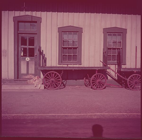 [464 Interior and Exterior Views of Railroad Station Depots, for Fortune Article "The U.S. Depot"], Walker Evans (American, St. Louis, Missouri 1903–1975 New Haven, Connecticut), Color film transparency