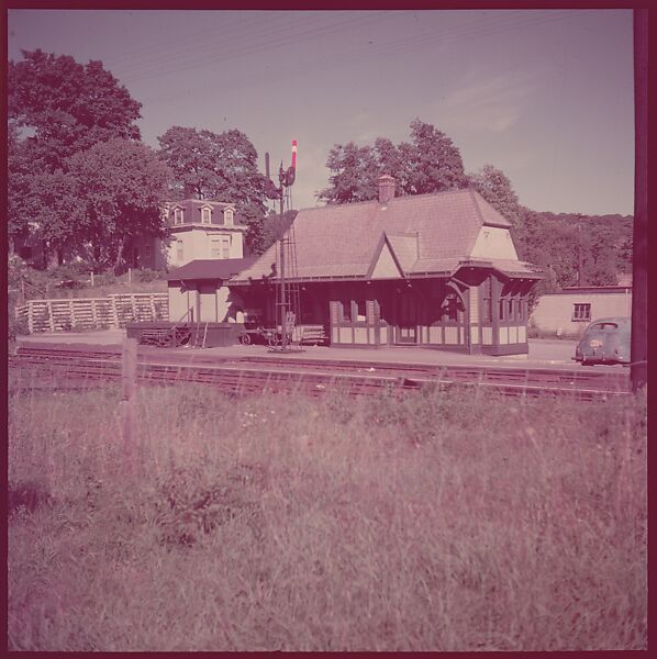 [464 Interior and Exterior Views of Railroad Station Depots, for Fortune Article "The U.S. Depot"], Walker Evans (American, St. Louis, Missouri 1903–1975 New Haven, Connecticut), Color film transparency