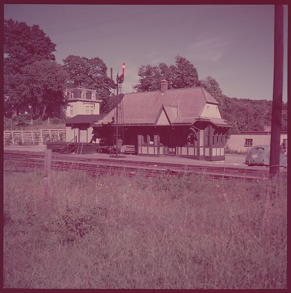 [464 Interior and Exterior Views of Railroad Station Depots, for Fortune Article "The U.S. Depot"], Walker Evans (American, St. Louis, Missouri 1903–1975 New Haven, Connecticut), Color film transparency
