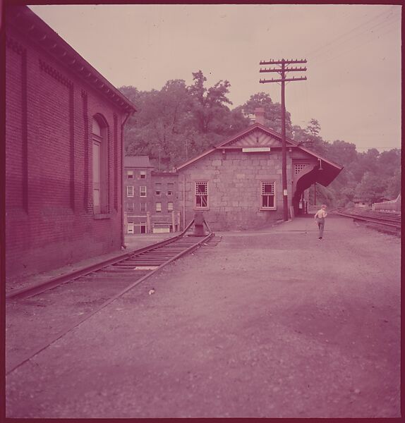 [464 Interior and Exterior Views of Railroad Station Depots, for Fortune Article "The U.S. Depot"], Walker Evans (American, St. Louis, Missouri 1903–1975 New Haven, Connecticut), Color film transparency
