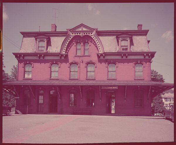 [464 Interior and Exterior Views of Railroad Station Depots, for Fortune Article "The U.S. Depot"], Walker Evans (American, St. Louis, Missouri 1903–1975 New Haven, Connecticut), Color film transparency