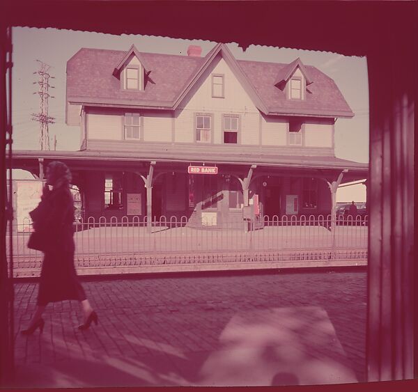 [464 Interior and Exterior Views of Railroad Station Depots, for Fortune Article "The U.S. Depot"], Walker Evans (American, St. Louis, Missouri 1903–1975 New Haven, Connecticut), Color film transparency