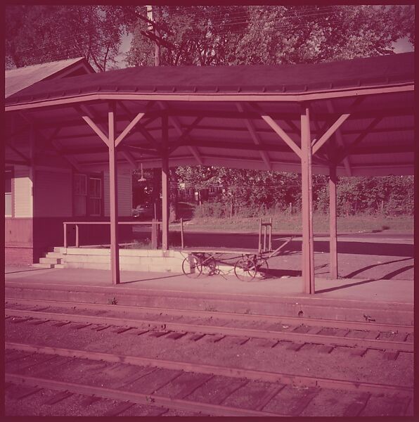 [464 Interior and Exterior Views of Railroad Station Depots, for Fortune Article "The U.S. Depot"], Walker Evans (American, St. Louis, Missouri 1903–1975 New Haven, Connecticut), Color film transparency