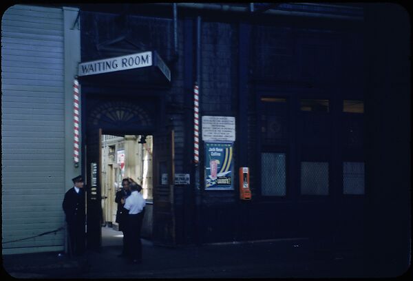 [Six Views of a Railroad Station Depot, for Fortune Article "The U.S. Depot"], Walker Evans (American, St. Louis, Missouri 1903–1975 New Haven, Connecticut), Color film transparency 