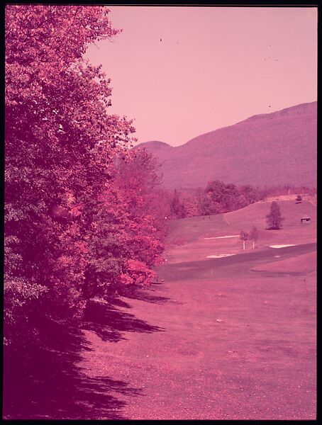 [Seven Views of a Golf Course, for Fortune Article "October's Game"], Walker Evans (American, St. Louis, Missouri 1903–1975 New Haven, Connecticut), Color film transparency 
