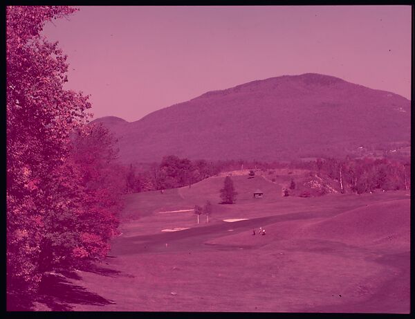 [Seven Views of a Golf Course, for Fortune Article "October's Game"], Walker Evans (American, St. Louis, Missouri 1903–1975 New Haven, Connecticut), Color film transparency