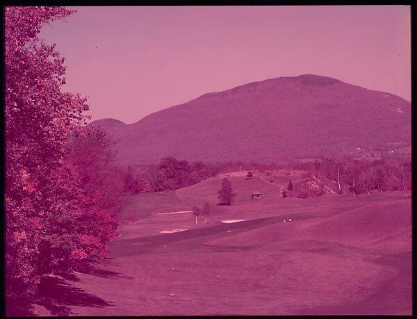 [Seven Views of a Golf Course, for Fortune Article "October's Game"], Walker Evans (American, St. Louis, Missouri 1903–1975 New Haven, Connecticut), Color film transparency