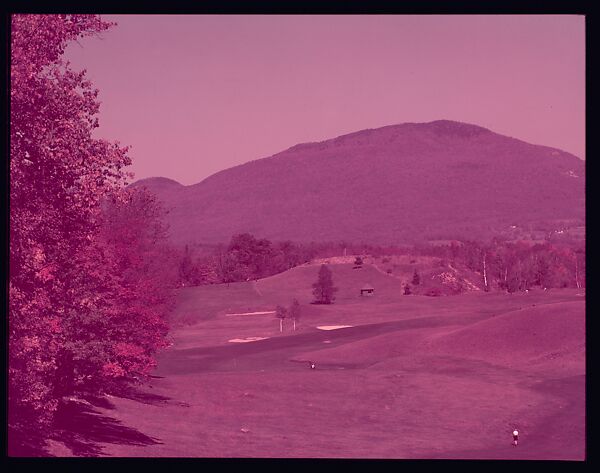 [Seven Views of a Golf Course, for Fortune Article "October's Game"], Walker Evans (American, St. Louis, Missouri 1903–1975 New Haven, Connecticut), Color film transparency