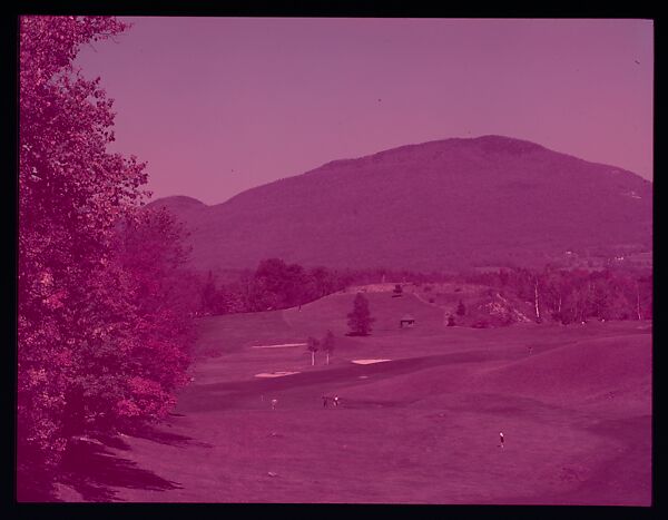 [Seven Views of a Golf Course, for Fortune Article "October's Game"], Walker Evans (American, St. Louis, Missouri 1903–1975 New Haven, Connecticut), Color film transparency