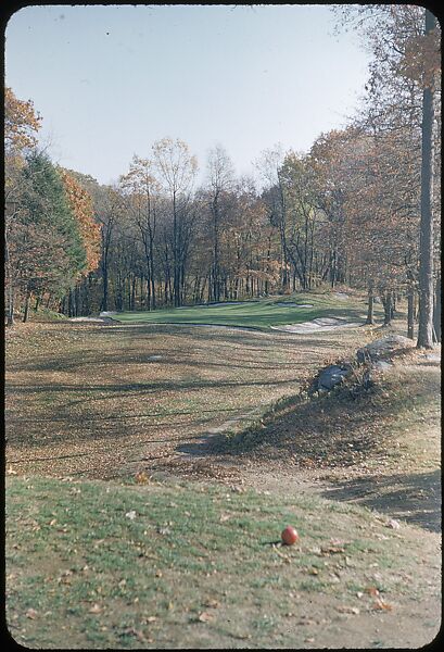 [493 Views of Golf Courses, for Fortune Article "October's Game"], Walker Evans (American, St. Louis, Missouri 1903–1975 New Haven, Connecticut), Color film transparency