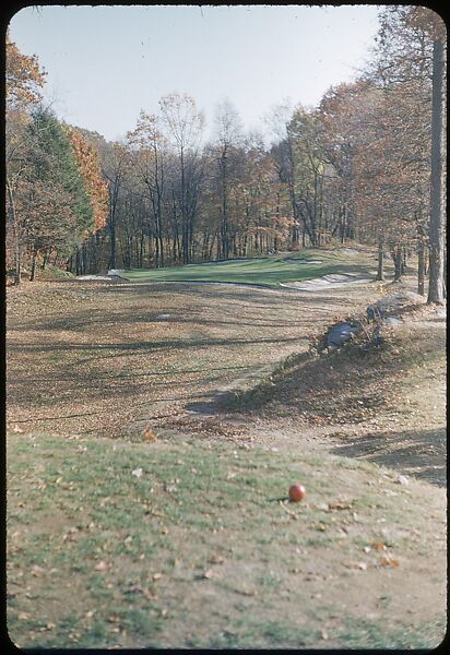 [493 Views of Golf Courses, for Fortune Article "October's Game"], Walker Evans (American, St. Louis, Missouri 1903–1975 New Haven, Connecticut), Color film transparency