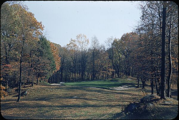 [493 Views of Golf Courses, for Fortune Article "October's Game"], Walker Evans (American, St. Louis, Missouri 1903–1975 New Haven, Connecticut), Color film transparency