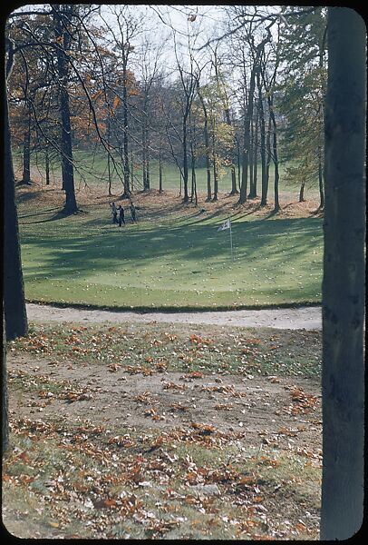 [493 Views of Golf Courses, for Fortune Article "October's Game"], Walker Evans (American, St. Louis, Missouri 1903–1975 New Haven, Connecticut), Color film transparency