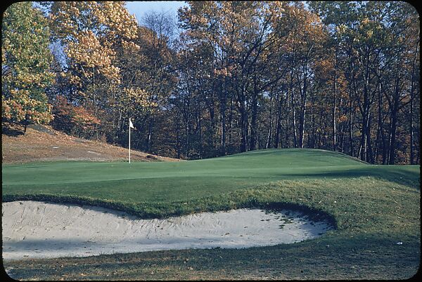 [493 Views of Golf Courses, for Fortune Article "October's Game"], Walker Evans (American, St. Louis, Missouri 1903–1975 New Haven, Connecticut), Color film transparency