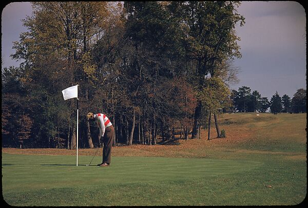 [493 Views of Golf Courses, for Fortune Article "October's Game"], Walker Evans (American, St. Louis, Missouri 1903–1975 New Haven, Connecticut), Color film transparency