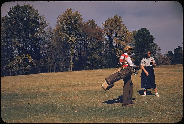 [493 Views of Golf Courses, for Fortune Article "October's Game"], Walker Evans (American, St. Louis, Missouri 1903–1975 New Haven, Connecticut), Color film transparency