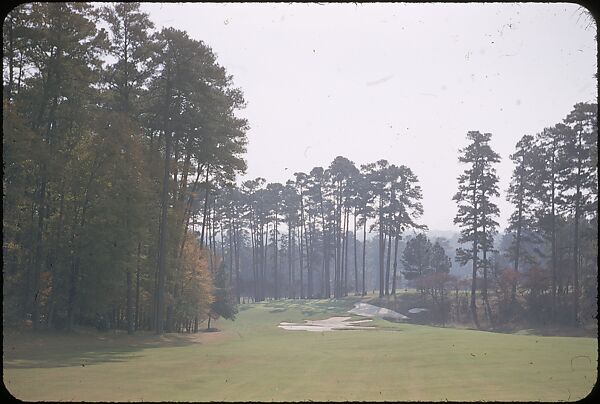 [493 Views of Golf Courses, for Fortune Article "October's Game"], Walker Evans (American, St. Louis, Missouri 1903–1975 New Haven, Connecticut), Color film transparency