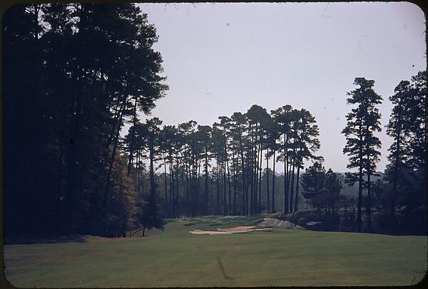 [493 Views of Golf Courses, for Fortune Article "October's Game"], Walker Evans (American, St. Louis, Missouri 1903–1975 New Haven, Connecticut), Color film transparency