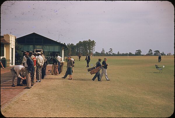 [493 Views of Golf Courses, for Fortune Article "October's Game"], Walker Evans (American, St. Louis, Missouri 1903–1975 New Haven, Connecticut), Color film transparency