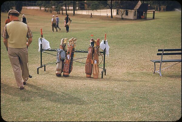 [493 Views of Golf Courses, for Fortune Article "October's Game"], Walker Evans (American, St. Louis, Missouri 1903–1975 New Haven, Connecticut), Color film transparency