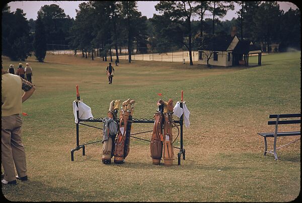 [493 Views of Golf Courses, for Fortune Article "October's Game"], Walker Evans (American, St. Louis, Missouri 1903–1975 New Haven, Connecticut), Color film transparency