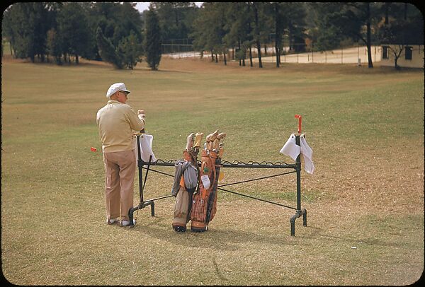 [493 Views of Golf Courses, for Fortune Article "October's Game"], Walker Evans (American, St. Louis, Missouri 1903–1975 New Haven, Connecticut), Color film transparency