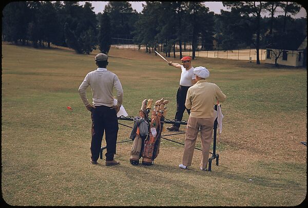 [493 Views of Golf Courses, for Fortune Article "October's Game"], Walker Evans (American, St. Louis, Missouri 1903–1975 New Haven, Connecticut), Color film transparency
