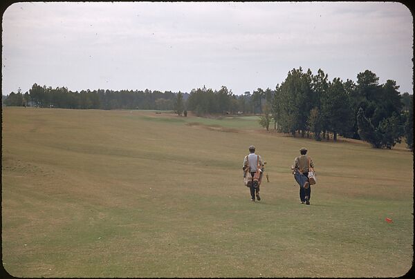 [493 Views of Golf Courses, for Fortune Article "October's Game"], Walker Evans (American, St. Louis, Missouri 1903–1975 New Haven, Connecticut), Color film transparency