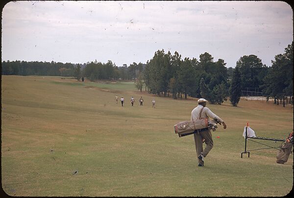 [493 Views of Golf Courses, for Fortune Article "October's Game"], Walker Evans (American, St. Louis, Missouri 1903–1975 New Haven, Connecticut), Color film transparency