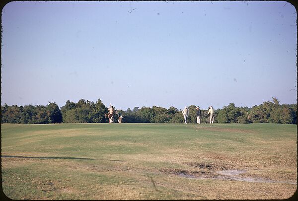 [493 Views of Golf Courses, for Fortune Article "October's Game"], Walker Evans (American, St. Louis, Missouri 1903–1975 New Haven, Connecticut), Color film transparency