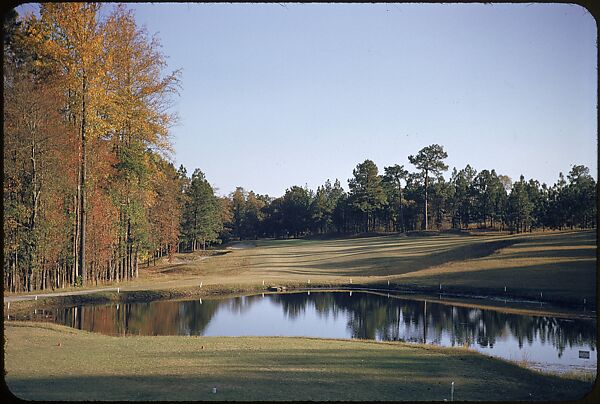 [493 Views of Golf Courses, for Fortune Article "October's Game"], Walker Evans (American, St. Louis, Missouri 1903–1975 New Haven, Connecticut), Color film transparency