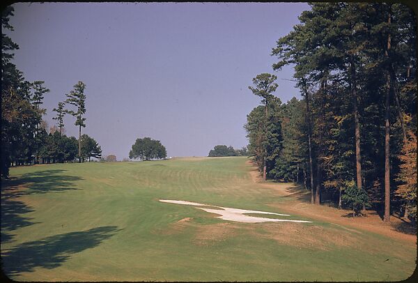 [493 Views of Golf Courses, for Fortune Article "October's Game"], Walker Evans (American, St. Louis, Missouri 1903–1975 New Haven, Connecticut), Color film transparency