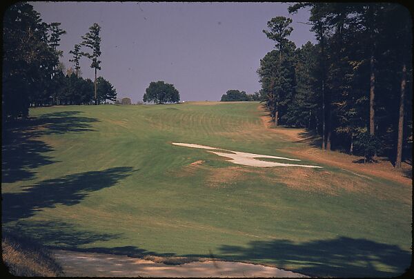 [493 Views of Golf Courses, for Fortune Article "October's Game"], Walker Evans (American, St. Louis, Missouri 1903–1975 New Haven, Connecticut), Color film transparency
