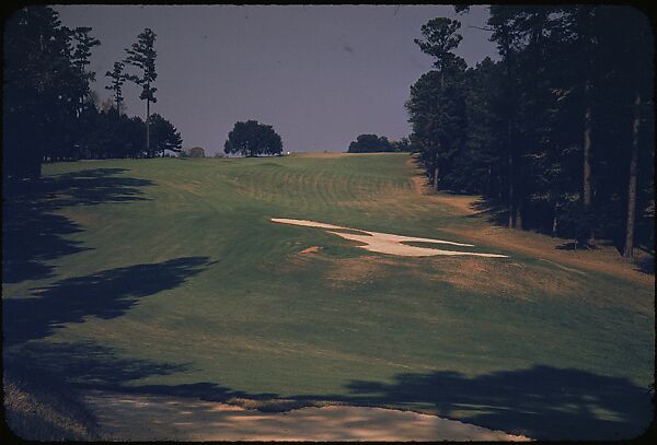 [493 Views of Golf Courses, for Fortune Article "October's Game"], Walker Evans (American, St. Louis, Missouri 1903–1975 New Haven, Connecticut), Color film transparency