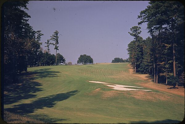 [493 Views of Golf Courses, for Fortune Article "October's Game"], Walker Evans (American, St. Louis, Missouri 1903–1975 New Haven, Connecticut), Color film transparency