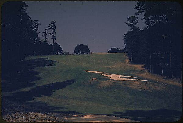 [493 Views of Golf Courses, for Fortune Article "October's Game"], Walker Evans (American, St. Louis, Missouri 1903–1975 New Haven, Connecticut), Color film transparency