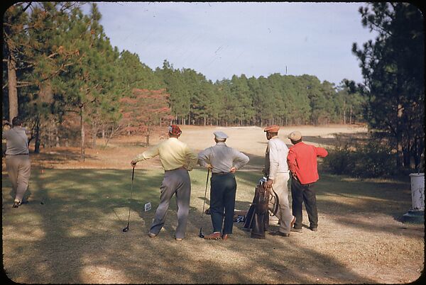 [493 Views of Golf Courses, for Fortune Article "October's Game"], Walker Evans (American, St. Louis, Missouri 1903–1975 New Haven, Connecticut), Color film transparency