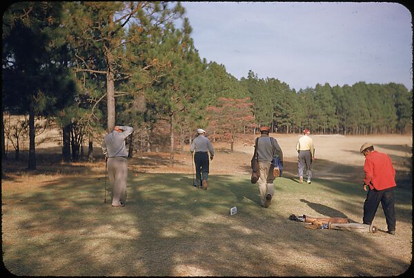 [493 Views of Golf Courses, for Fortune Article "October's Game"], Walker Evans (American, St. Louis, Missouri 1903–1975 New Haven, Connecticut), Color film transparency