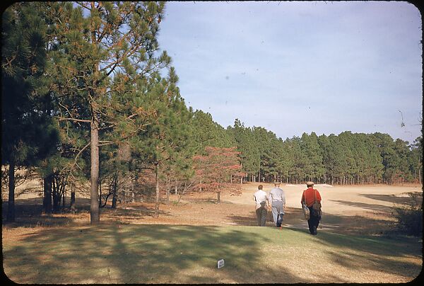 [493 Views of Golf Courses, for Fortune Article "October's Game"], Walker Evans (American, St. Louis, Missouri 1903–1975 New Haven, Connecticut), Color film transparency